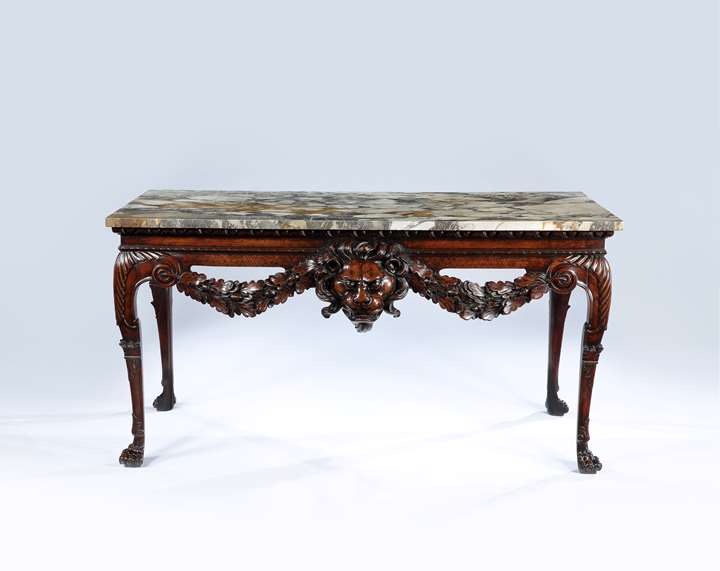 A Fine George II Period Irish Mahogany Side Table